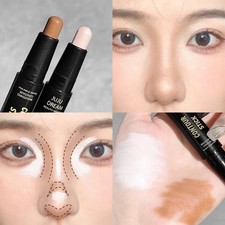 Cream Contour Concealer Stick Dual Highlighter Bronzer Foundation Blush Crayon