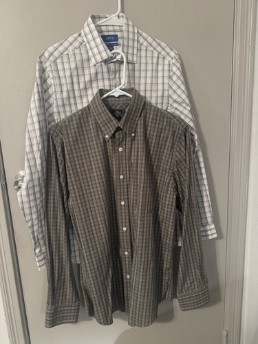 Apt 9 Dockers Mens Multicolor Long Sleeve Button-Up Shirt Size Small Lot Of 2