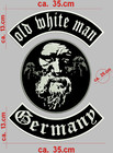 old white man Germany Rückenaufnäher  oder mit  Wunschtext.
