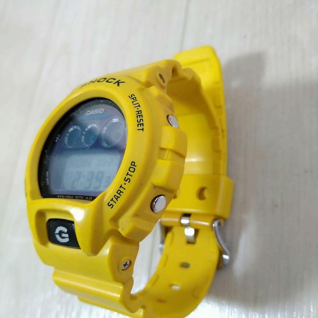 CASIO G-SHOCK G-6900A Yellow Mens Wrist Watch Preowned Free