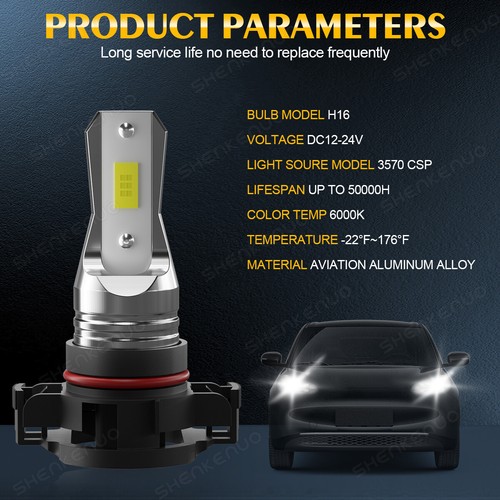 For Chevy Silverado 1500 2500 3500 2007-2015 6X LED Headlight Hi/Lo+Foglight V2T - Picture 12 of 16