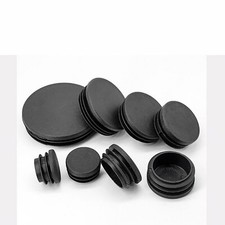 Round Plastic End Caps Tube Inserts Blanking Plugs Table  Chair Feet 10mm-140mm