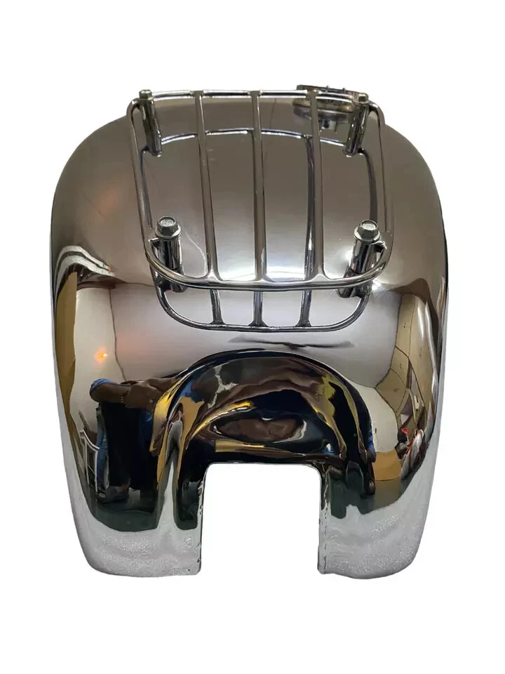 Triumph 5T Speed Twin Post War Pre Unit Aluminium Petrol Tank + Parcel Grill — 第 4/4 张图片