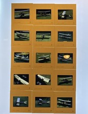 Vintage 35mm Slide 1970 Currie Wut Aircraft Scale Model Lot of 15 Mint Rare