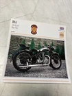 BSA R33/5 Blue Star 1933 Collectible Motorcycle Card Atlas UK