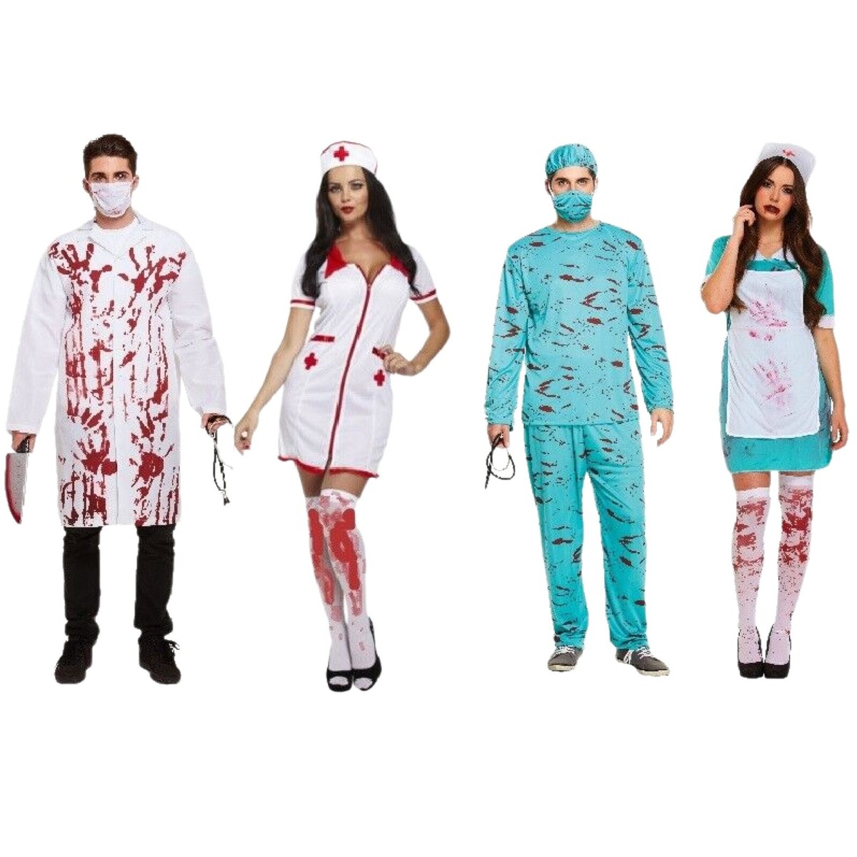 Zombie Surgeon Man Adult Costume Male Zombie Surgeon Man Adult Costume Male