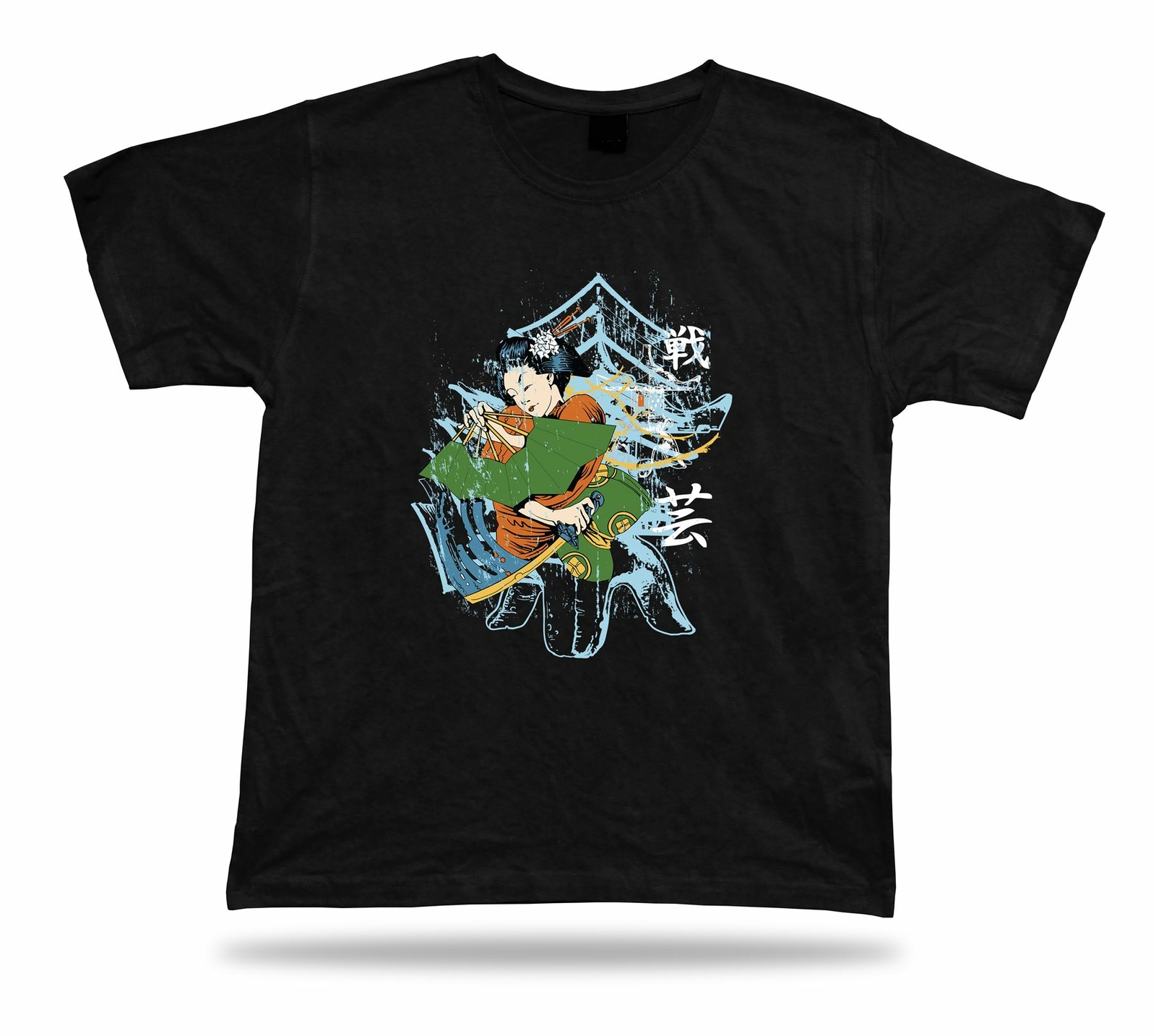 Japanese Nature Princess Floral vector tshirt design gift present apparel
