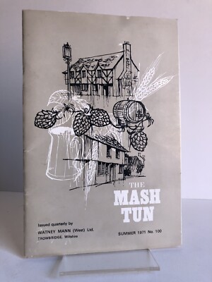 SCARCE ''The Mash Tun Summer 1971'' Ushers Wiltshire Brewery - vintage booklet
