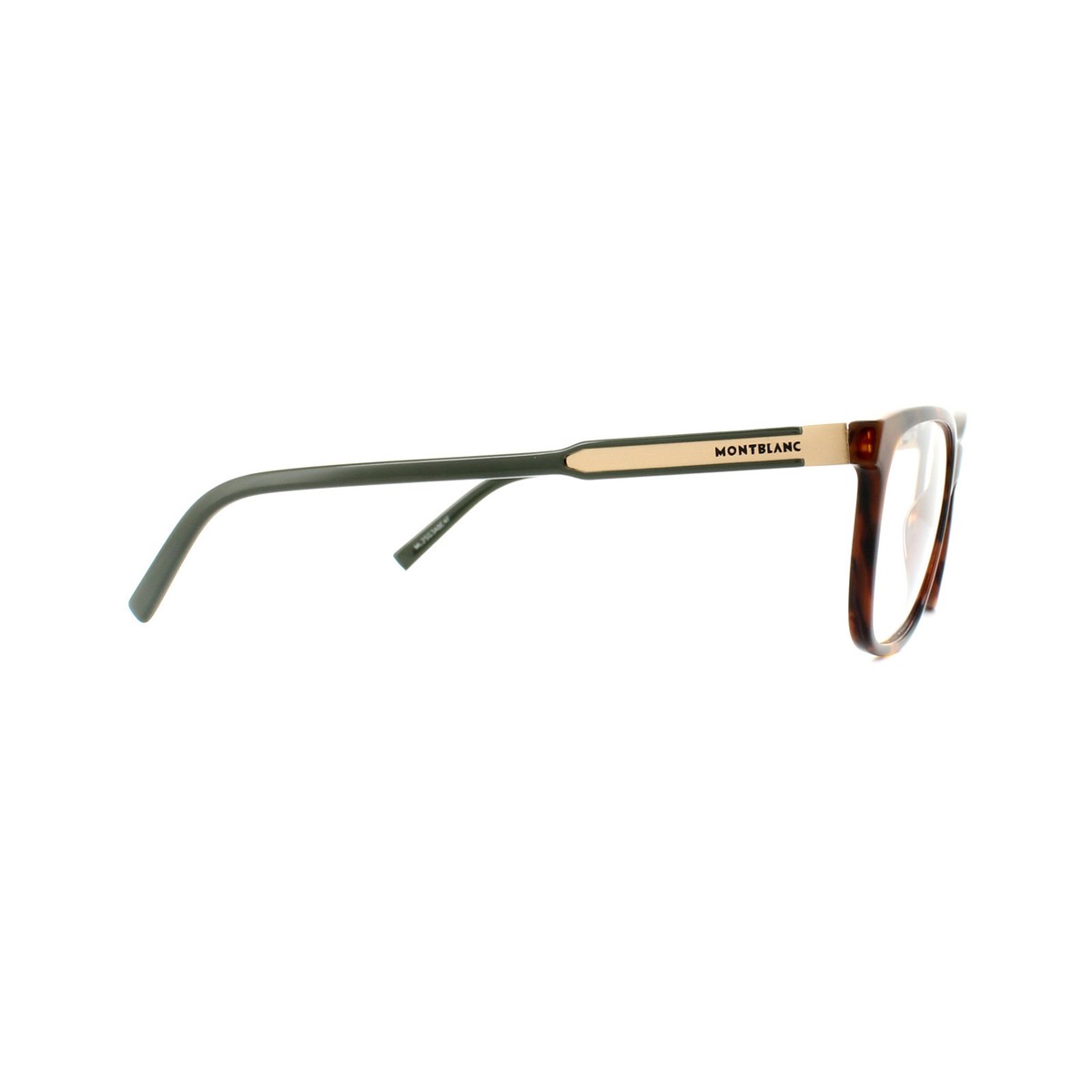 Mont Blanc Eyeglasses Frames MB0631 A56 Havana Gold | eBay