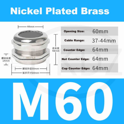 Kabelverschraubung PG7-PG63 Metrisch Metal Verschraubung M10-M100 Edelstahl IP68 - Bild 48 von 118