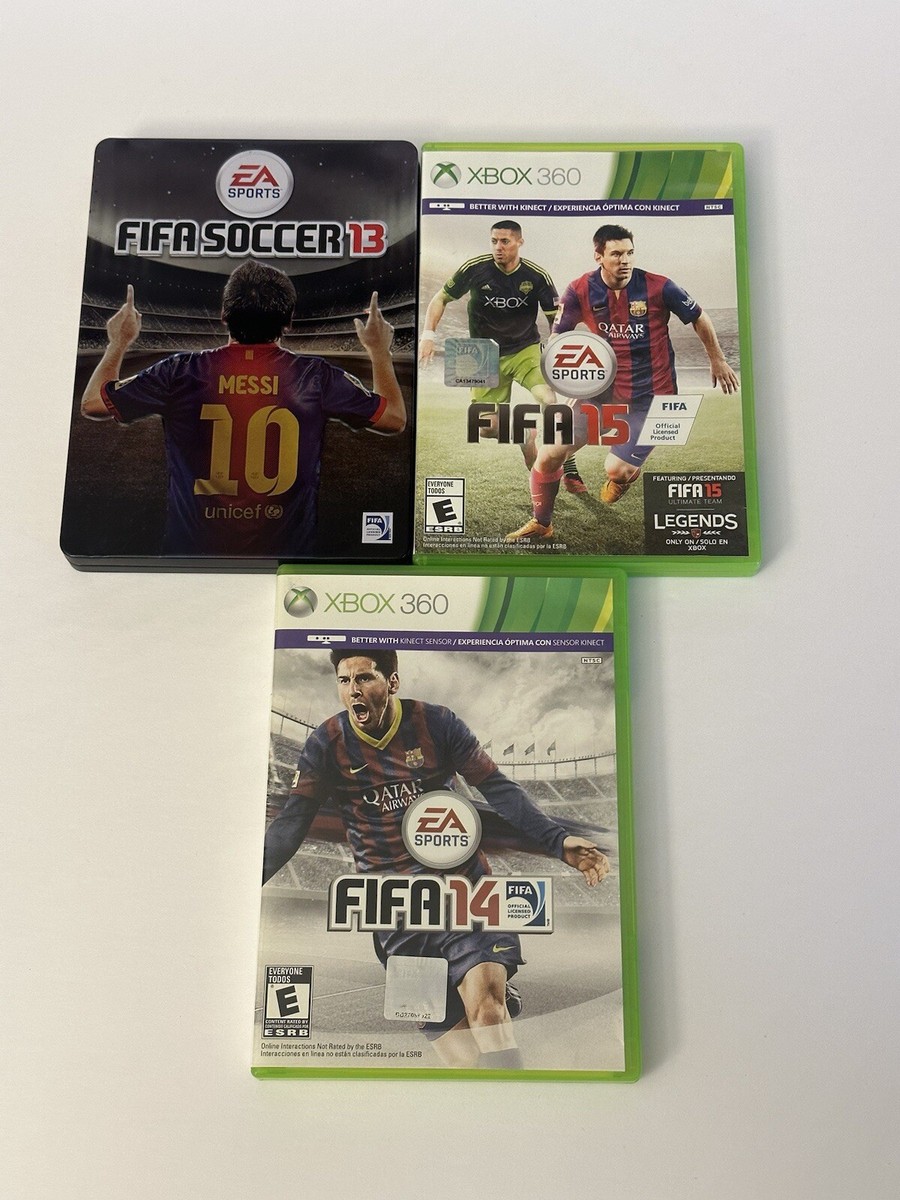 Xbox 360 Lot - Fifa 14 & Fifa 15 - FIFA 13 Metal Case | eBay