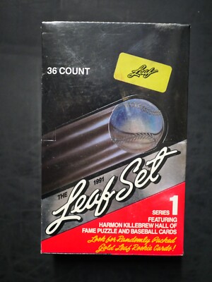 1991 LEAF MAJOR LEAGUE BASEBALL SERIES 1 FACTORY SEALED HOBBY BOX
