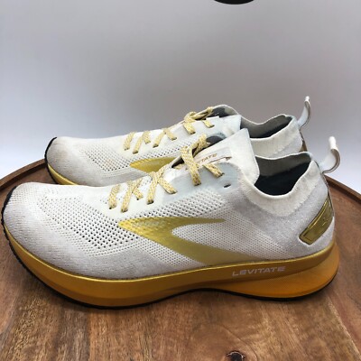 Brooks Levitate 4 Victory Edition White Gold Womens 7.5 