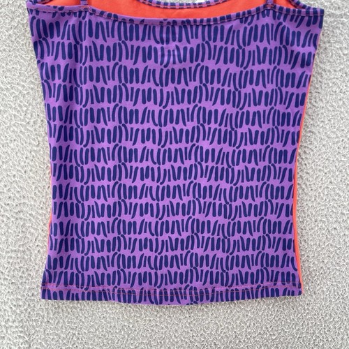 Wild For Zumba Cami Top Women Small Orange Purple Stretch Cotton Zumba Wear - 第 5/9 張圖片