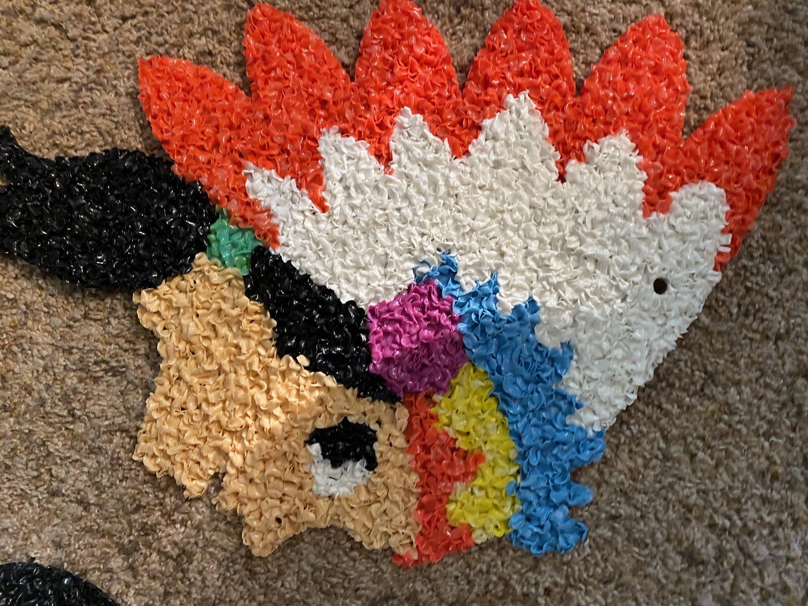 2 Vintage Melted Popcorn Plastic Decor Thanksgiving Native American Indian pair eBay