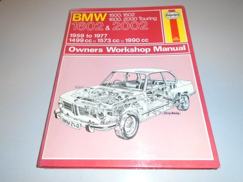 BMW 1602 & 2000 inc. TOURING HAYNES MANUAL 1959-1977 (RARE-OUT OF PRINT)