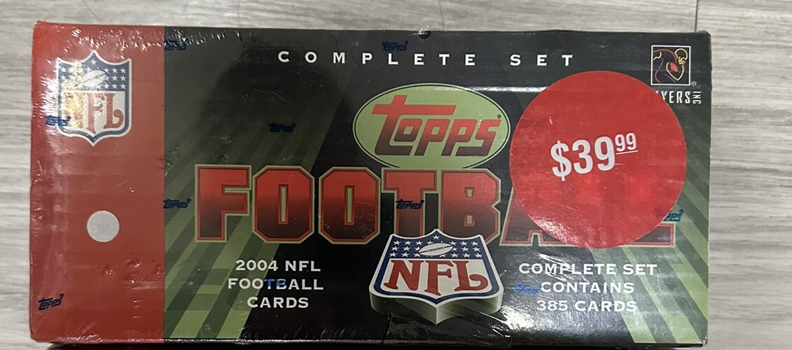 2004 Topps NFL Football Set Factory Sealed Box - Manning Roethlisberger RC