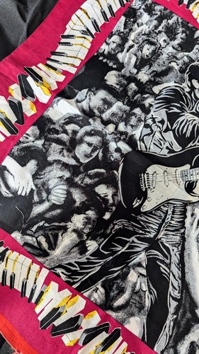 Elvis Presley Quilt Block Young Rock N Roll King Fabric 18 x 21 in fans sewing - Picture 14 of 14