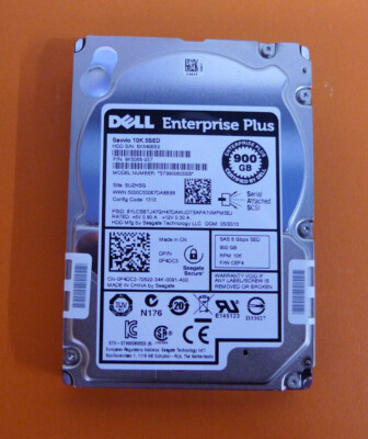Genuine Dell 900GB 10K 6 Gbps SAS HDD 2.5" SFF ST9900605SS P4DC3 | eBay