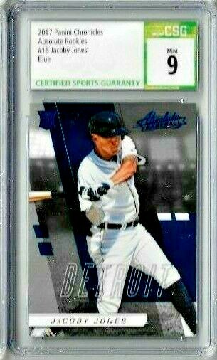 2017 Panini Chronicles Jacoby Jones Absolute Rookies Blue CSG 9 RC