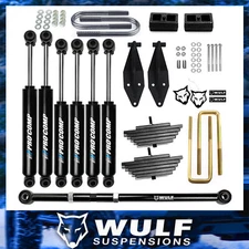WULF 3" Front 2" Rear Lift Kit Track Bar +Pro Comp Shocks For Early 1999 F250