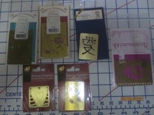 6 packs new used American Traditions-Dreamweaver Brass Stencils embossing