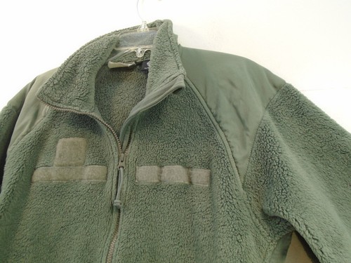 US Military Army Air Force Gen 3 ECWCS Green Fleece Jacket Medium Regular 137-M - Picture 4 of 12