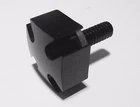 Seat Bolt maltese cross Screw black Knob For Harley Fat boy Road King Softail