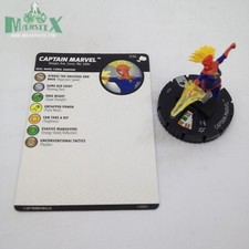Heroclix The Mighty Thor set Captain Marvel 036 Rare figure w/card 