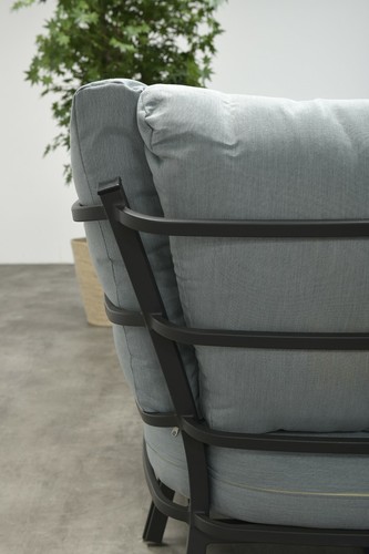 GI 58182EG Sergio Lounge Set rechts mint grey Gartenmöbel Sitzgruppe Aluminium - Bild 3 von 10
