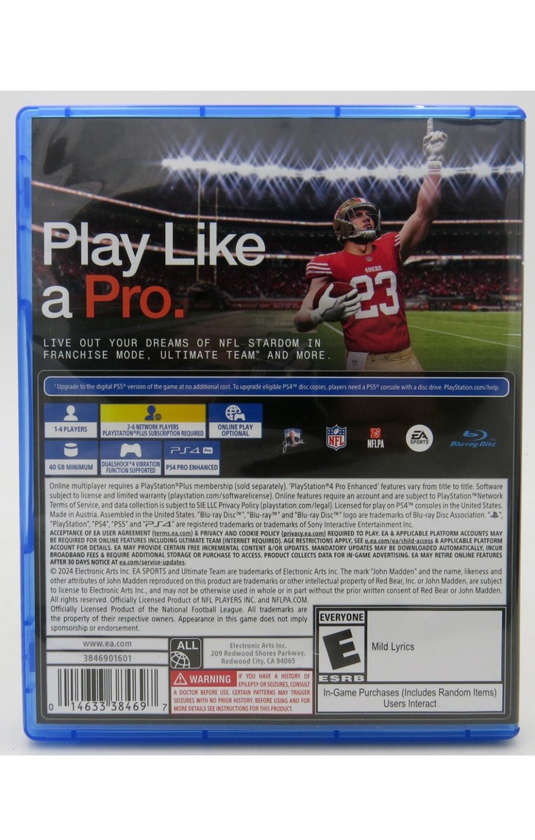 Madden Nfl 25 - Sony PlayStation 4 PS4 In Original Package