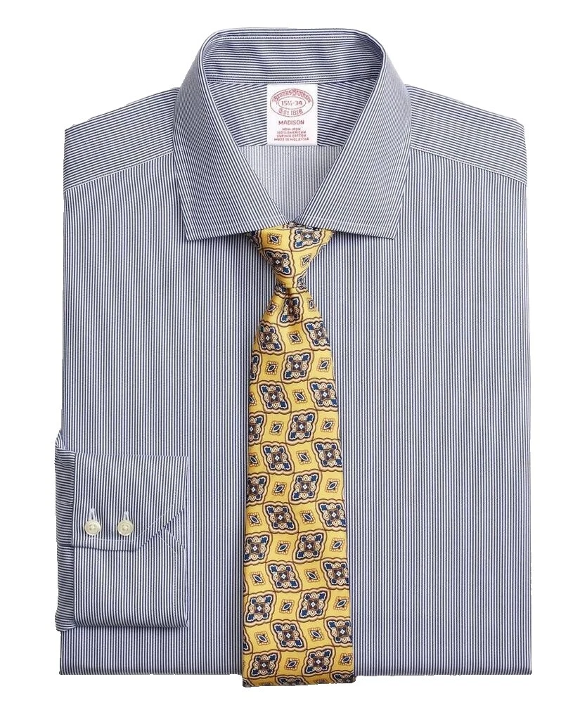 Brooks Brothers 100% algodón REGULAR FIT camisas de vestir para hombres