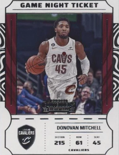 2022-23 Panini Contenders - Donovan Mitchell #19