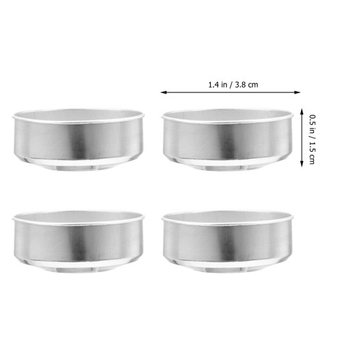 100 Pcs Zinn Basis Machen Container Leere Aluminium Tee Fall - Bild 10 von 12