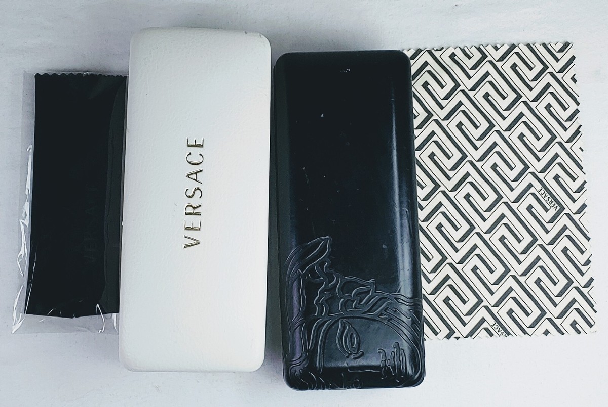 Versace sunglass case Versace Medusa oval sunglasses Versace main image 2