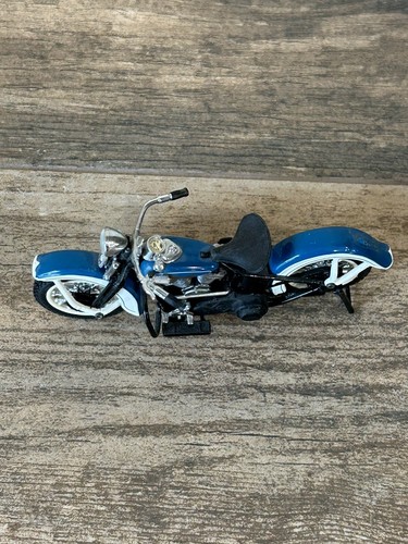 Harley Davidson 1936 EL Knucklehead 1:24 Scale Motorcycle Franklin Mint B11WC31 - Picture 3 of 8