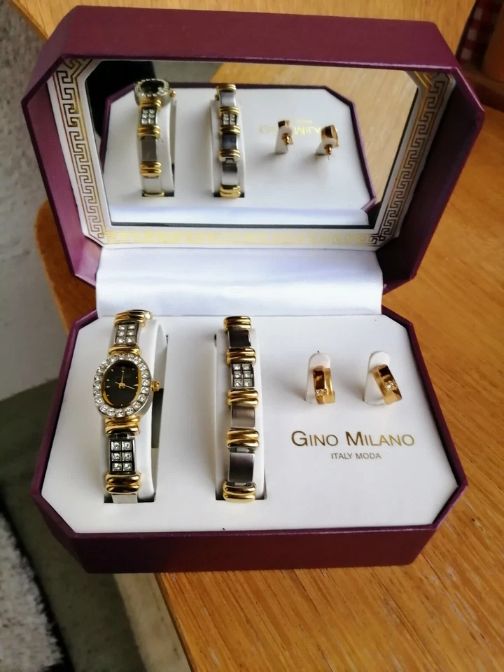 Gino Milano Schmuckset. Neu, aber da Geschenk noch nie getragen. s.Bilder