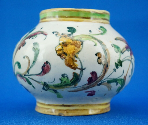 Angelo MINGHETTI Bologna Neo-Renaissance Raphaelesque ceramic vase heron Italy - Picture 18 of 22