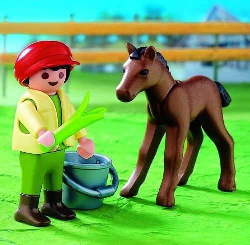 Playmobil Niño Especial con Potro # 4647 Caballo Cubo Niño Heno 4+ años NUEVO en Caja - Imagen 1 de 3