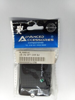 2 Akkudeckel für Sony Ericsson C702 schwarz Backcover 