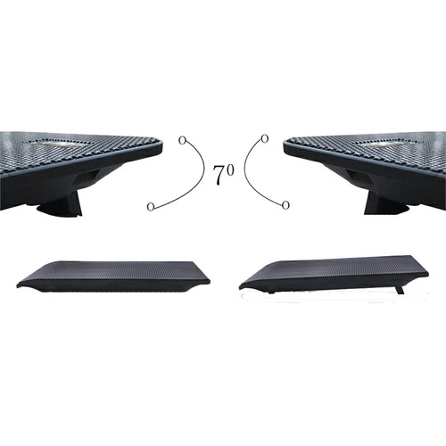 Laptop Cooling Pad with 3/5/6 Fan Notebook Cooler Stand Holder Dual USB 12"-17" - Afbeelding 26 van 40