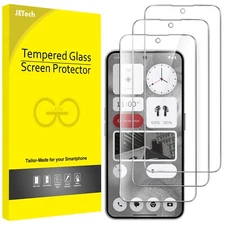 JETech Screen Protector for Nothing Phone 2 6.7-Inch, 9H Tempered Glass, 3-Pack