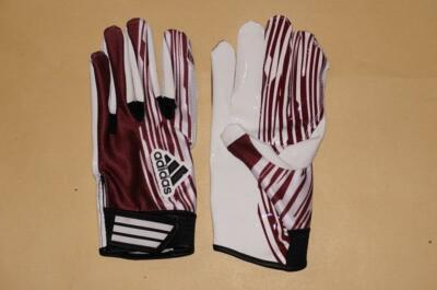 NEW Adidas AdiZero Men's Football Receiver Gloves Lt Maroon/White 3XL