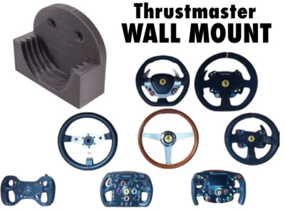Custom Wall Mount Bracket for Thrustmaster Racing Sim Steering Wheel