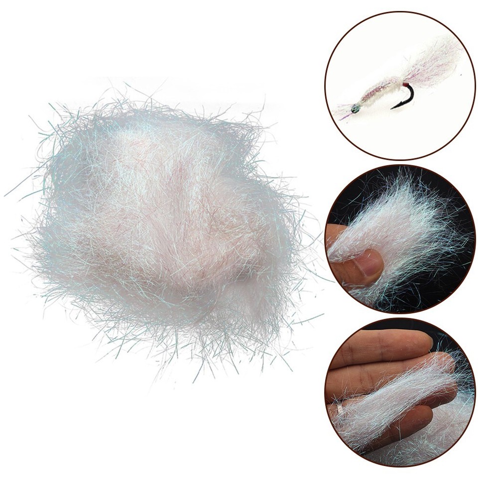 Eye Grabbing 65mm Ice Silk Fly Tying Material for Long Ice Fish