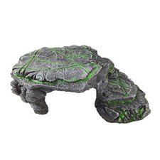 Turtle Basking Platform, Reptile Climbing Shale Resin Tortoise Rock Aquarium  