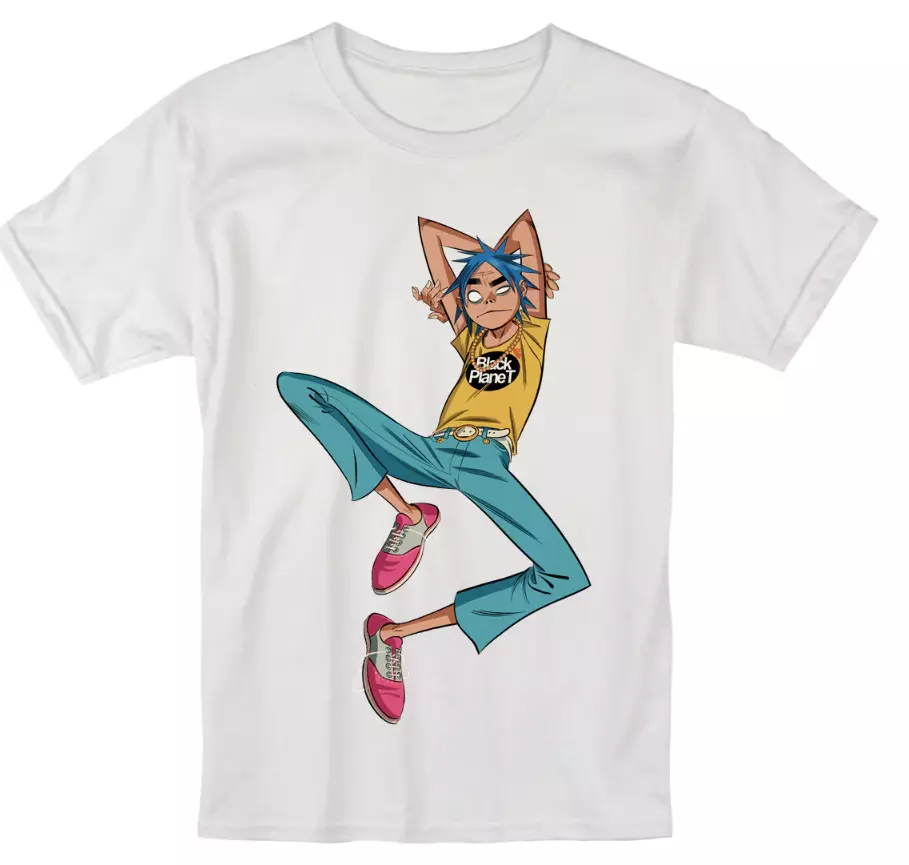 Gorillaz Song Machine 2D L Large tee Shirt Rare HTF official merch