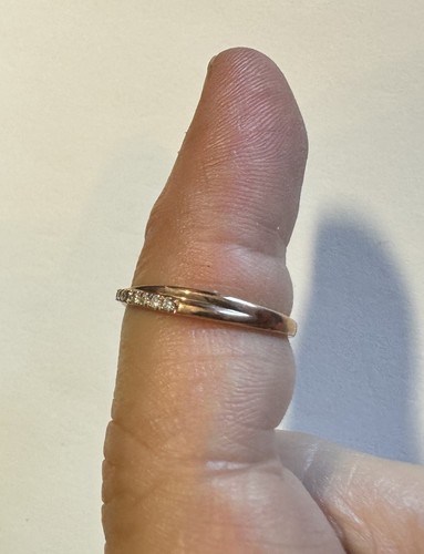 Diamant Ehering Pony Ring Rotgold 6,5 Band - unbenutzt - Rätselschmuck - Bild 8 von 8