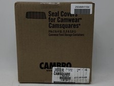 Cambro Seal Covers For Camwear Food Storage Containers Fits 2 & 4 Qt. Lot of 6