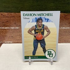 2021 Chronicles Draft Picks Davion Mitchell NBA HOOPS TRIBUTE RC Rookie Card #60